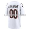 NFL07fc66G02-47ba40 Mens Nike White Cincinnati Bengals Game Custom Jersey Pi4291000