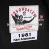 Mens Mitchell And Ness Ken Anderson Black Cincinnati Bengals 1981 Authentic Throwback Retired Player Jersey Pi5059000