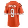 Mens Nike Joe Burrow Orange Cincinnati Bengals Alternate Game Jersey Pi4057000
