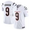 Mens Nike Joe Burrow White Cincinnati Bengals Vapor Fuse Limited Jersey