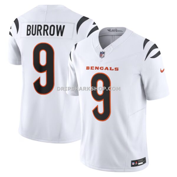 Mens Nike Joe Burrow White Cincinnati Bengals Vapor Fuse Limited Jersey