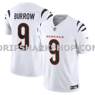 Mens Nike Joe Burrow White Cincinnati Bengals Vapor Fuse Limited Jersey
