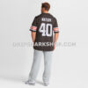 NFL0809d3G08-96a381 Mens Nike Nathaniel Watson Brown Cleveland Browns Team Game Jersey