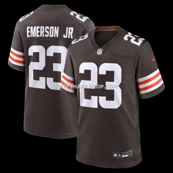 Mens Nike Martin Emerson Jr Brown Cleveland Browns Game Player Jersey
