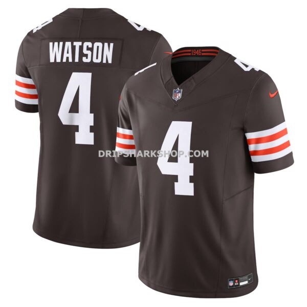 Mens Nike Deshaun Watson Brown Cleveland Browns Vapor Fuse Limited Jersey