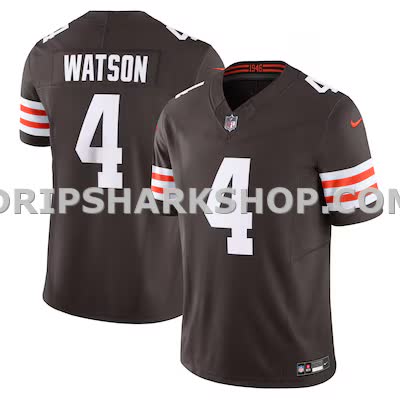 Mens Nike Deshaun Watson Brown Cleveland Browns Vapor Fuse Limited Jersey
