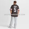 NFL081c48G11-e22689 Mens Nike Rayshawn Jenkins Brown Cleveland Browns Team Game Jersey