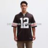 Mens Nike Shedeur Sanders Brown Cleveland Browns 2025 Nfl Draft Game Jersey