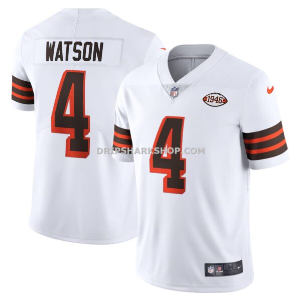 NFL084162G04-84e7f3 Mens Nike Deshaun Watson White Cleveland Browns 2021 Alternate Vapor Limited Jersey