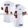 NFL084162M01-9775ec Mens Nike Deshaun Watson White Cleveland Browns 2021 Alternate Vapor Limited Jersey