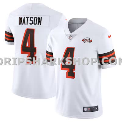 Mens Nike Deshaun Watson White Cleveland Browns 2021 Alternate Vapor Limited Jersey