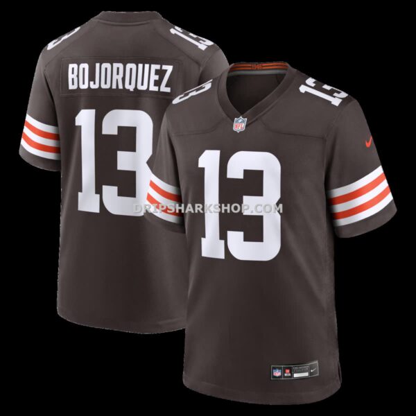 Mens Nike Corey Bojorquez Brown Cleveland Browns Game Jersey