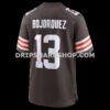 Mens Nike Corey Bojorquez Brown Cleveland Browns Game Jersey