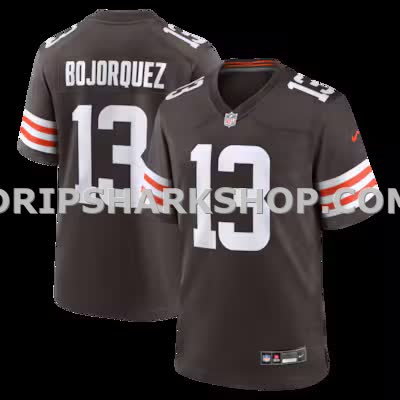 Mens Nike Corey Bojorquez Brown Cleveland Browns Game Jersey