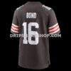 Mens Nike Isaiah Bond Brown Cleveland Browns Team Game Jersey