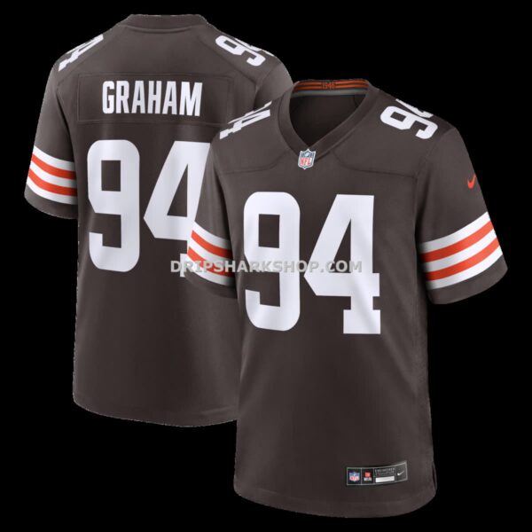 Mens Nike Mason Graham Brown Cleveland Browns Game Jersey