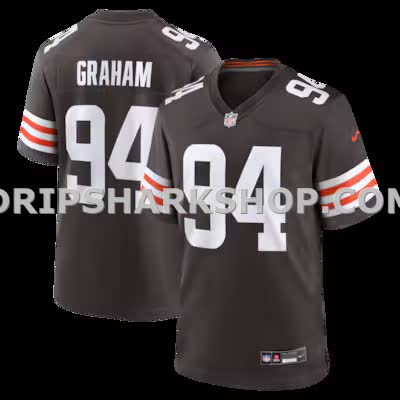 Mens Nike Mason Graham Brown Cleveland Browns Game Jersey