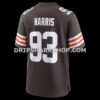 NFL0854f7G06-ee667b Mens Nike Shelby Harris Brown Cleveland Browns Team Game Jersey