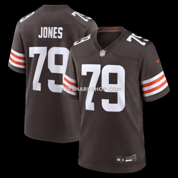 NFL08564cG04-ddc8c6 Mens Nike Dawand Jones Brown Cleveland Browns Team Game Jersey