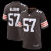 Mens Nike Isaiah Mcguire Brown Cleveland Browns Team Game Jersey
