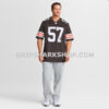Mens Nike Isaiah Mcguire Brown Cleveland Browns Team Game Jersey