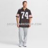 Mens Nike Elgton Jenkins Brown Cleveland Browns Team Game Jersey