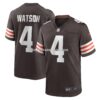 Mens Nike Deshaun Watson Brown Cleveland Browns Game Jersey