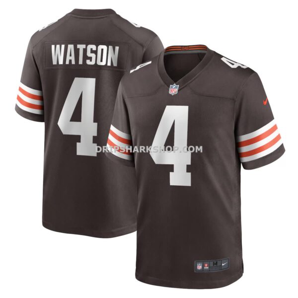 Mens Nike Deshaun Watson Brown Cleveland Browns Game Jersey