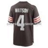 Mens Nike Deshaun Watson Brown Cleveland Browns Game Jersey