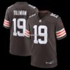 Mens Nike Cedric Tillman Brown Cleveland Browns Game Jersey