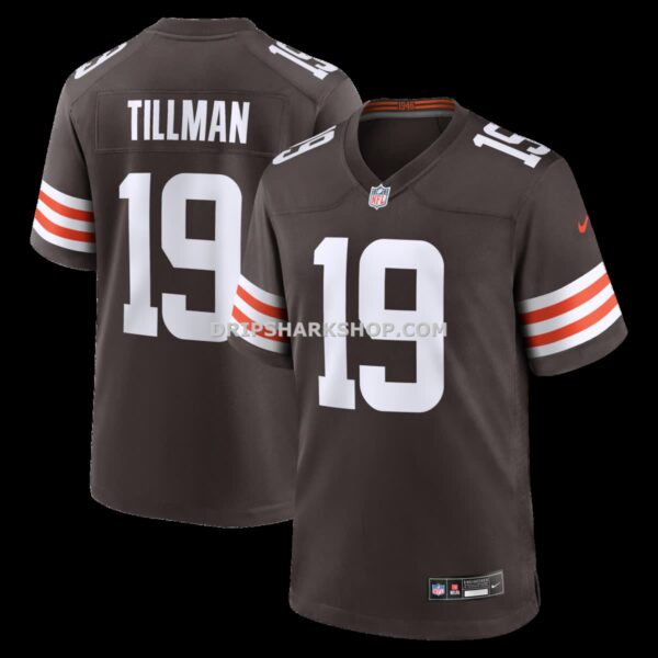Mens Nike Cedric Tillman Brown Cleveland Browns Game Jersey