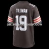 Mens Nike Cedric Tillman Brown Cleveland Browns Game Jersey
