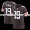 Mens Nike Cedric Tillman Brown Cleveland Browns Game Jersey