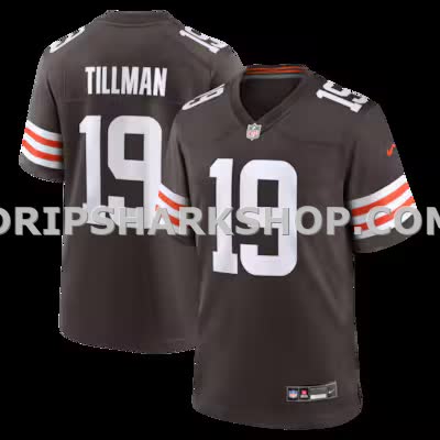 Mens Nike Cedric Tillman Brown Cleveland Browns Game Jersey