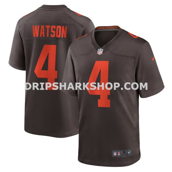 Mens Nike Deshaun Watson Brown Cleveland Browns Alternate Game Jersey Pi4798000