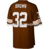Mens Mitchell And Ness Jim Brown Brown Cleveland Browns Legacy Replica Jersey Pi3610000