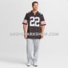 NFL086942G10-a976c4 Mens Nike Dylan Sampson Brown Cleveland Browns Team Game Jersey
