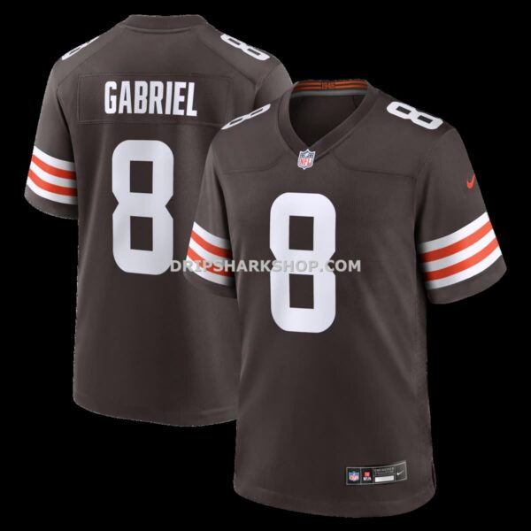 Mens Nike Dillon Gabriel Brown Cleveland Browns Team Game Jersey