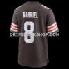 Mens Nike Dillon Gabriel Brown Cleveland Browns Team Game Jersey