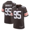 Mens Nike Myles Garrett Brown Cleveland Browns Team Game Jersey
