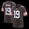 Mens Nike Bernie Kosar Brown Cleveland Browns Game Retired Player Jersey