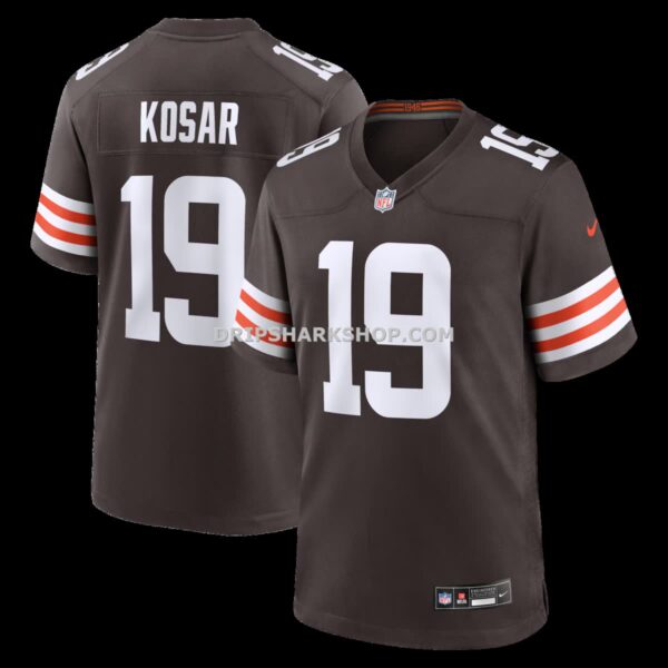Mens Nike Bernie Kosar Brown Cleveland Browns Game Retired Player Jersey