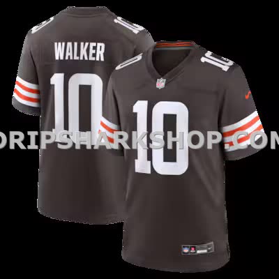 Mens Nike Phillip Walker Brown Cleveland Browns Team Game Jersey