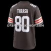NFL089786G06-94a259 Mens Nike Jamari Thrash Brown Cleveland Browns Team Game Jersey