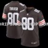 NFL089786M01-92bc6d Mens Nike Jamari Thrash Brown Cleveland Browns Team Game Jersey
