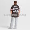 Mens Nike Luke Wypler Brown Cleveland Browns Team Game Jersey