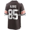 NFL089dfeG02-5be76b Mens Nike David Njoku Brown Cleveland Browns Player Game Jersey Pi3901000