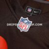 Mens Nike Myles Garrett Brown Cleveland Browns Alpha Dawg Game Jersey