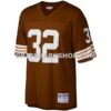 NFL08a795G01-d7ca30 Mens Mitchell And Ness Jim Brown Brown Cleveland Browns Big And Tall 1963 Retired Player Replica Jersey Pi4426000