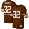 NFL08a795M01-b1e951 Mens Mitchell And Ness Jim Brown Brown Cleveland Browns Big And Tall 1963 Retired Player Replica Jersey Pi4426000
